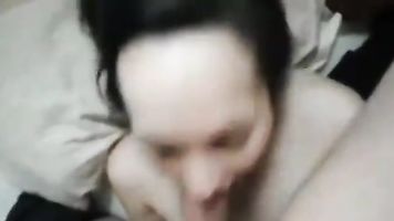 teen sucking my cock