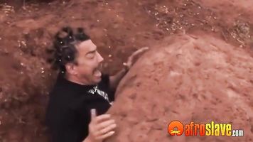 White voyeur sees African friend blown