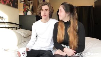 Adorable Young Brits Laugh Through Wild Sex Session