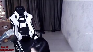 Busty Korean Girl Stretches Thong Over Big Sexy Ass