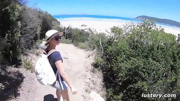 Adventurous Italian Couple Fuck By A Gorgeous Bay