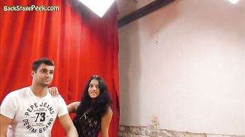 Cutest Teen Ever Poses Naked With A Stranger