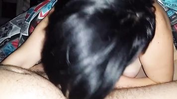 hanysy hot 43 year old milf is doing a blow job cum in mouth