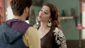 Riddhima Tiwari Hindi Serial actress Hottest Seducing Scene in Ghulaam Serial