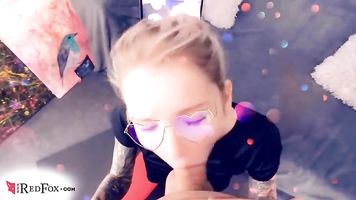Perfect Teen Deepthroat and Fast Fucking after Watching Video