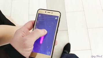 Remote Vibrator In Public Place - Letty Black