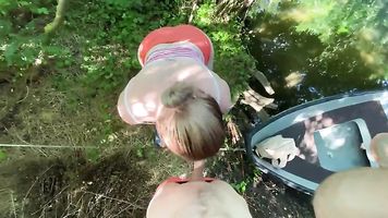Real Outdoor Sex on the Deserted Island after Swimming