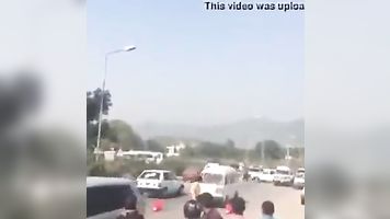 Pakistani crazy naked woman in the street