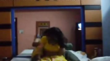 Sexy gujarati bhabhi and husband honeymoon at hotel