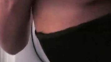 Busty MILF in a Corset Masturbating