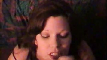 Amateur wife facial cumshot