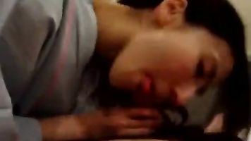 Asian Yuna Kim on myasianonline.com giving insane head to boyfriend