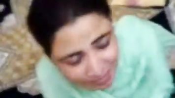Pakistani Aunty sucks and fucks young guy