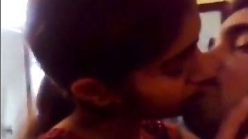 Indian-college-teen-hotel-sex-with-lover-cute-kiss