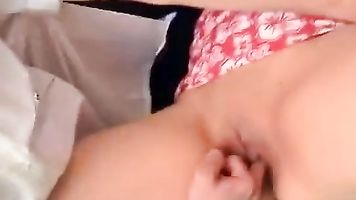 Tied up slut f. to suck dick